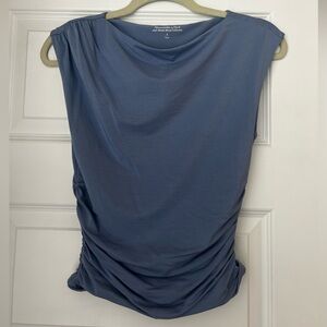 Abercrombie & Fitch Slate Blue Modal Top